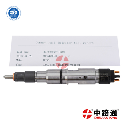 Inyector de combustible diésel 0445120078 para Bosch Inyector FAW Motor de alta calidad durable