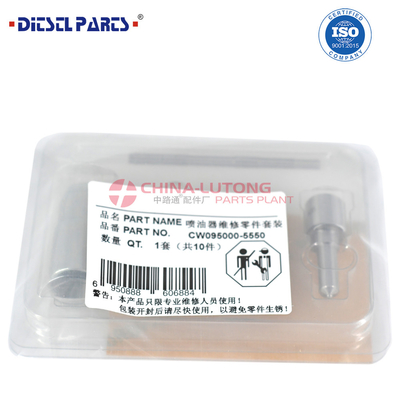 alta calidad 095000-5550 Inyector de combustible diésel Kit de reparación de revisión Boquilla DLLA150P866 válvula 04# placa nuevos kits de reparación para el inyector 095000-5550