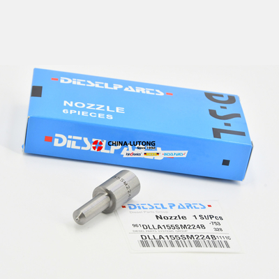 Boquilla de inyector de combustible diésel confiable DLLA155SM224B de alta calidad, punta DLLA155SM224B, rociador 150118-00006 para Doosan Solar 330LC-V