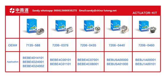 7206-0460 Válvula de control de boquilla Common Rail 7206-0460 para inyector Delphi Smart BEBJ1A00001 Actuador de inyector de motor diésel