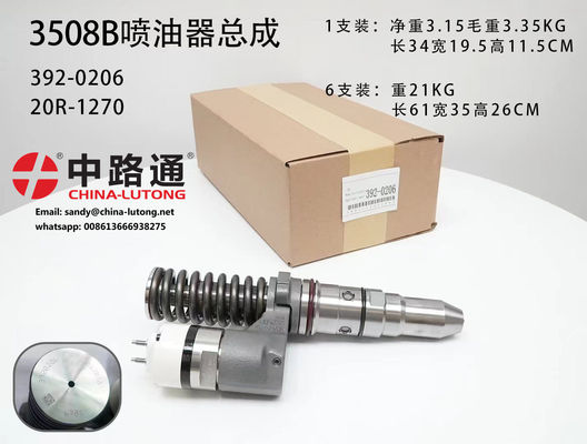 392-0206 3920206 Fuel Injector for Caterpillar Cat 3506 3508 3512 3516 3524 Diesel Excavator Engine Fuel Systems  Engine 3508B 3512B Wheel Loader for CAT 992G
